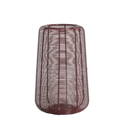 Afbeelding van Light &amp; Living Windlicht ADETA Ø19.5x30cm Rood