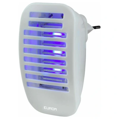 Afbeelding van Insect killer Fly Away Plug in LED Vliegen Muggen Eurom Huis Kantoor Boot Appartement Zomer Vakantieparken campings