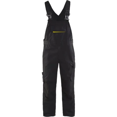 Afbeelding van Blaklader Bretelbroek met stretch 2695 1330 Zwart/High Vis Geel C44