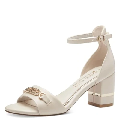 Afbeelding van MARCO TOZZI Heeled Sandal by Guido Maria Kretschmer 2 88305 42 dames, Cream, 41 EU