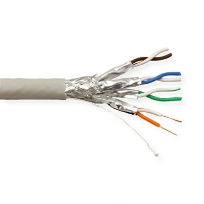 Afbeelding van Value 21990886 Netwerkkabel CAT 7 S/FTP Grijs 100 m