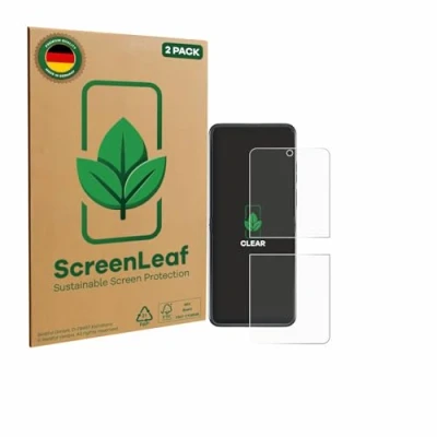 Afbeelding van ScreenLeaf Screenprotector voor Motorola Razr 60 Duurzame schermbescherming Folie Beschermfolie transparant (2 Stuks)