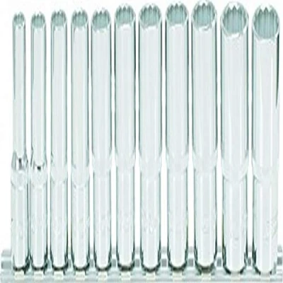 Afbeelding van KS Tools, Dopsleutel + dopmoer, 3/8&quot; CHROMEplus 12 kant doppenset lang (19 mm, 8 10 14 18 11 17 15 13 9 16 mm)