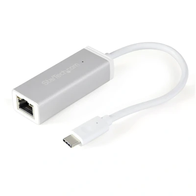 Afbeelding van StarTech.com USB C naar gigabit netwerkadapter zilver
