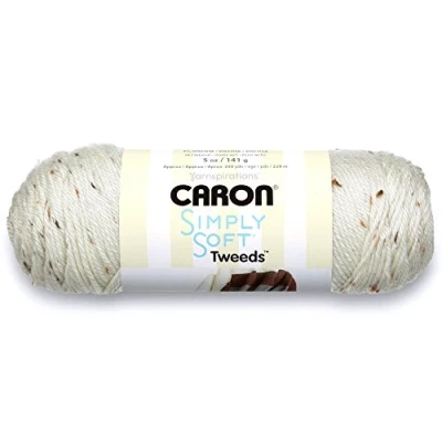 Afbeelding van CARON EENVOUDIG ZACHTE TWEEDS 141G GEBROKEN WIT