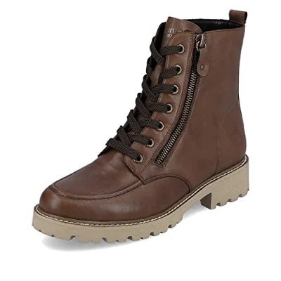 Afbeelding van Remonte D8667 22 Dames Veterboot Cognac 38