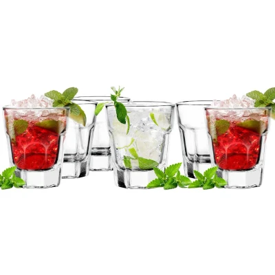 Afbeelding van Glasmark Shotglaasjes 6x Krakau 40 ml glas borrelglazen Shotglazen