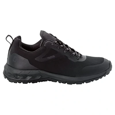 Afbeelding van Jack Wolfskin Woodland Shell Sneakers laag, Dames, Maat: 42, Black Polyester