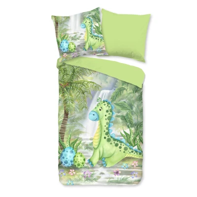 Afbeelding van good morning Kinderovertrekset Dani met dino (2 delig)