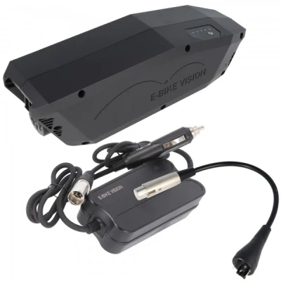Afbeelding van Onderbuis Power Pack e bike accu lite incl. autolader precies geschikt voor het Bosch Active en Performance aandrijfsysteem 10 Ah 360 Wh