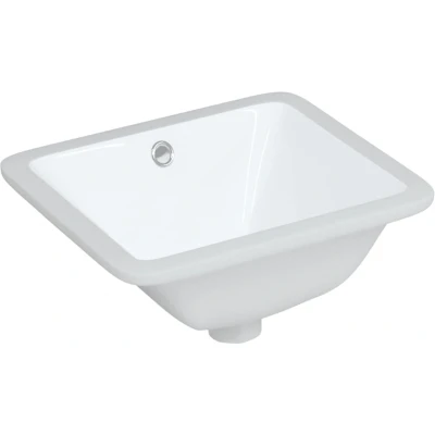 Afbeelding van vidaXL Wastafel rechthoekig 36,5x32x15,5 cm keramiek wit