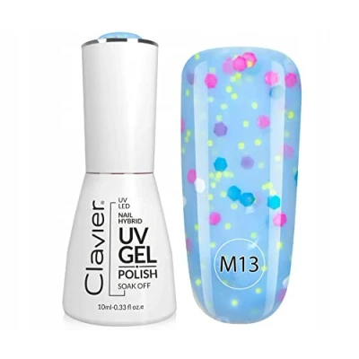 Afbeelding van Clavier UV/LED Hybrid Gellak Luxury 10ml. Multi Flavours Huckleberry M13