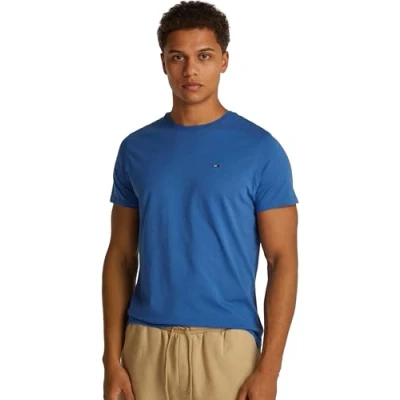 Afbeelding van Tommy Jeans SLIM TEE Tshirt basic, Heren, Maat: 56, Tempo blue