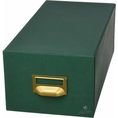 Afbeelding van Vulbare opbergkest Mariola Groen Karton 18 x 12,5 35 cm