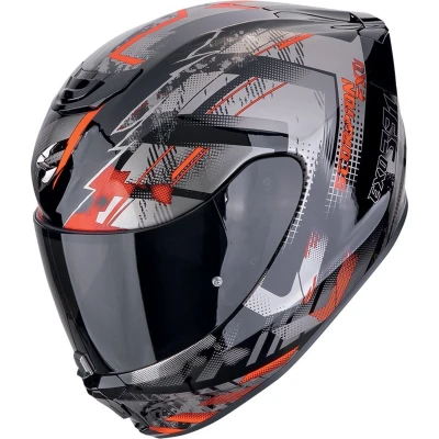 Afbeelding van Scorpion Exo 391 Clutter black red Maat XS