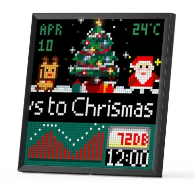 Afbeelding van Divoom™ Pixoo 64 Display verlichting * Pixel Art LED Photo Board