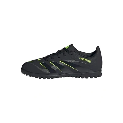 Afbeelding van adidas Performance Predator CLUB Unisex Voetbalschoenen voor kunstgras kinderen, Maat: 30.5, Core black/carbon/lucid lemon Kunststof