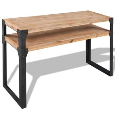 Afbeelding van Wandtafel 120x40x85 cm massief acaciahout