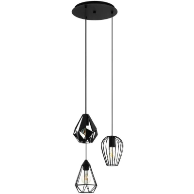 Afbeelding van EGLOÂ DistaffÂ HanglampÂ Â E27Â Ã ̃Â 34Â cmÂ Zwart
