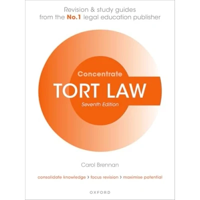 Afbeelding van Tort Law Concentrate: Revision and Study Guide