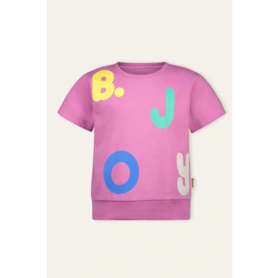Afbeelding van Kinder B.Nosy T shirt Sadie Roze Overjoyed Violet Maat 104