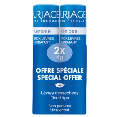 Afbeelding van Uriage Lippenbalsem Xémose Stick Levres Hydratant 2x 4gr