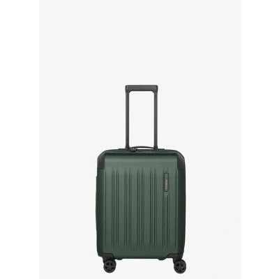 Afbeelding van Travelite Dynamiic 4 Wiel Trolley S Expandable Green Handbagage Koffer