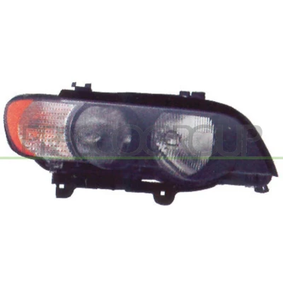 Afbeelding van PRASCO BM8204913 Koplampen rechts H7/H7 wit voor rechtsrijdend verkeer
