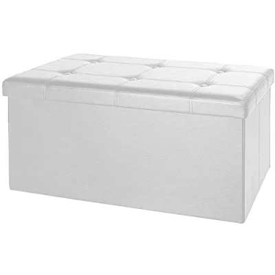 Afbeelding van Monzana Zitbank 80cm met opbergruimte in Wit
