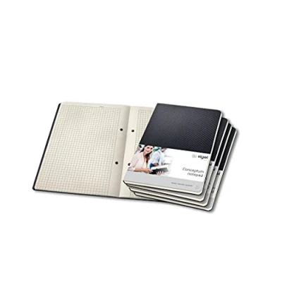 Afbeelding van SIGEL CO802 notitieblok A5 geruit, 60 vellen, Conceptum 5 pack