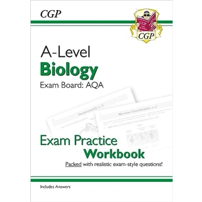 Afbeelding van A Level Biology: AQA Year 1 &amp; 2 Exam Practice Workbook includes Answers