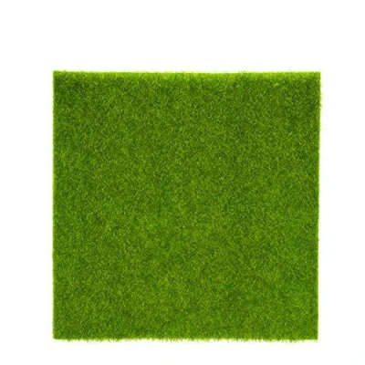 Afbeelding van Micro Landschap Kunstgras Mat Gazon Groen Synthetisch Tuin Ornament Indoor Outdoor Home Decoratie (15 x 15 cm)