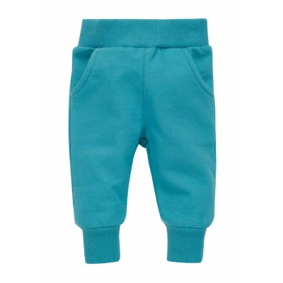 Afbeelding van Pinokio Babyjongens met zakken, casual broek, Turquoise Orange Flip, 62 cm