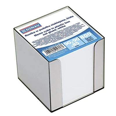 Afbeelding van DONAU 8302001PL 09 notitieblok voor briefjesdoos Zettelblok 95 x mm, wit