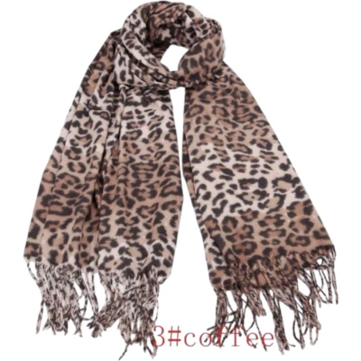 Afbeelding van Lange Warme Sjaal Panterprint Bruin 180 x 70 cm (22 13#)