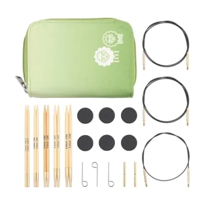 Afbeelding van KnitPro Bamboo verwisselbare naaldenset starter