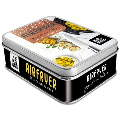 Afbeelding van Airfryer. Blik met 40 receptenkaarten.