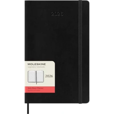 Afbeelding van Moleskine 12 Maanden Agenda 2026 Dagelijks Large Zachte Kaft Zwart