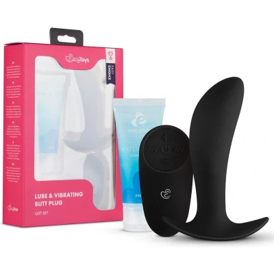 Afbeelding van Easy Choice Vibrerende Buttplug &amp; Glijmiddel Gift Set