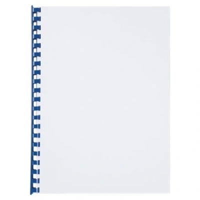 Afbeelding van Bindrug GBC 14mm 21rings A4 blauw 100stuks