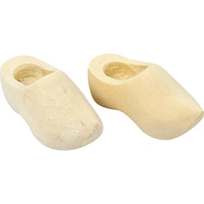 Afbeelding van Creotime Houten Klompen 4 Cm Stuks