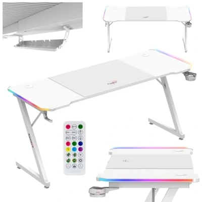 Afbeelding van Gaming Bureau Huzaro Hero 4.8 RGB Wit