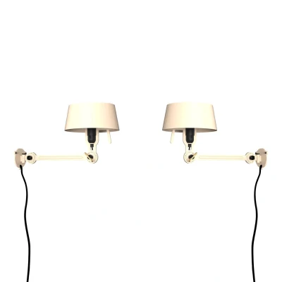 Afbeelding van Tonone Bolt Bed Underfit wandlamp met stekker set van 2 Lightning