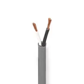 Afbeelding van Flexibele Luidsprekerkabel 2x 2,5 mm² 100 m Rol Grijs Nedis