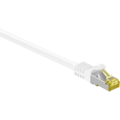 Afbeelding van S/FTP CAT7 10 Gigabit netwerkkabel / wit LSZH 100 meter
