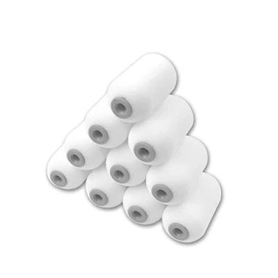Afbeelding van ROLLINGDOG 2 Inch Foam Paint Roller Sleeves Mini Gloss Covers Hoogglans Coatings op gladde oppervlakken (Pack van 10)
