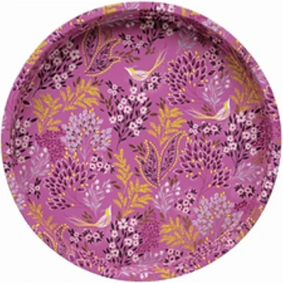 Afbeelding van Sara Miller Havelli Dienblad rond 31 cm Tray met opstaande rand