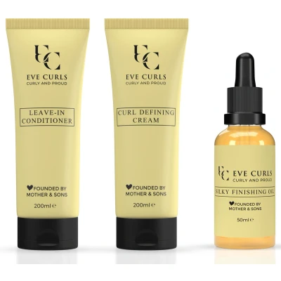 Afbeelding van Eve Curls Complete Set Voordeelverpakking Krullend Haar Producten Krullen Crème Curly Girl Leave In Conditioner Curl olie