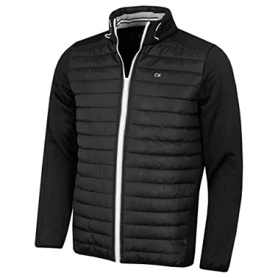 Afbeelding van Calvin Klein hybride herenjack Zwart Zilver XL