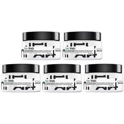 Afbeelding van 5x L&#039;Oréal Tecni.Art Web Paste bundel/set/pakket Haibu by Kapperskorting.com